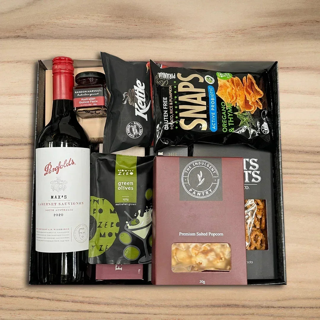 Red Wine Gift Basket - Tastebuds