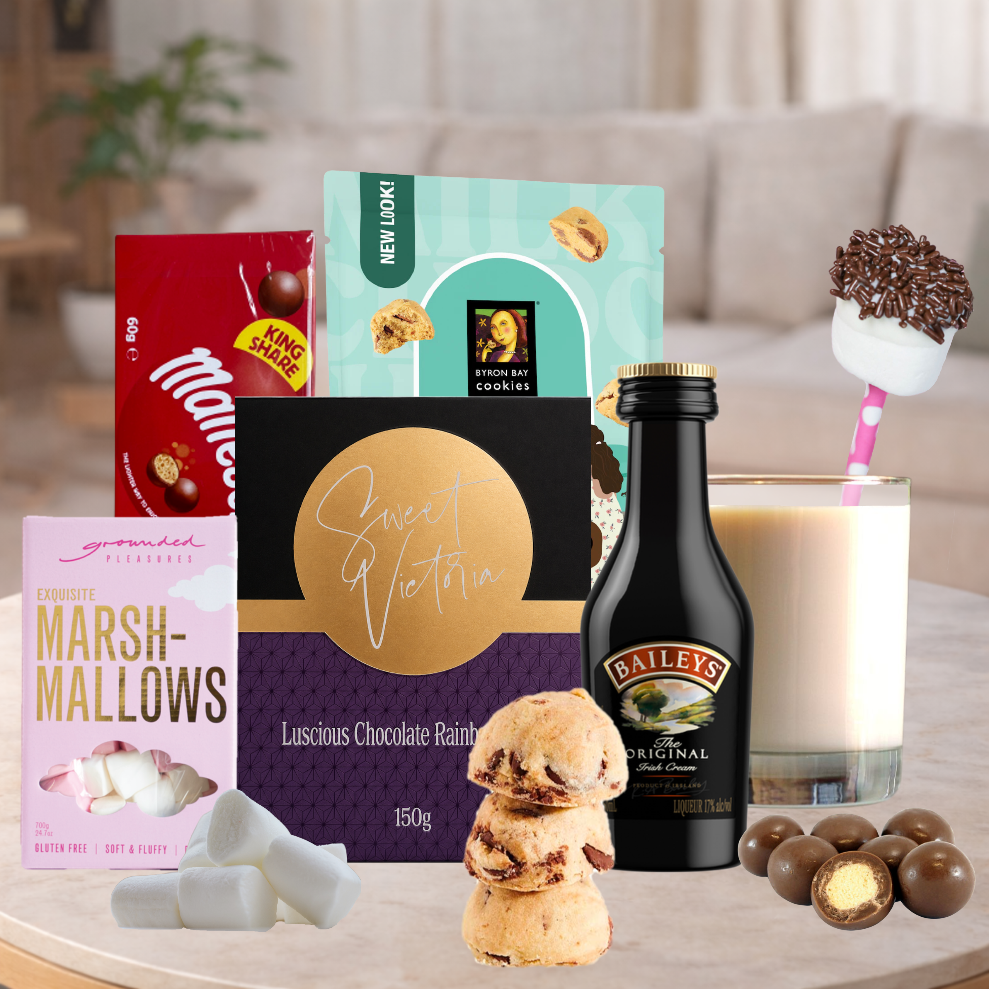 Baileys Sweet Gift Box with chocolate and sweet treats