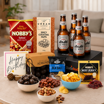 Best Beer Birthday Gift Hamper with premium beer and gourmet treats