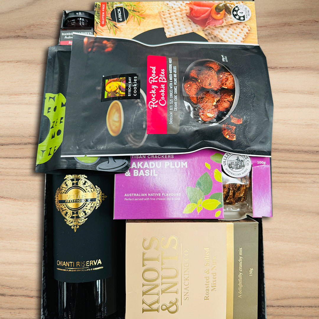 Chianti Red Wine Birthday Hamper Box