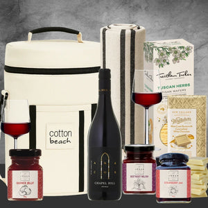 Christmas Shiraz Beach Day Picnic Hamper - Tastebuds