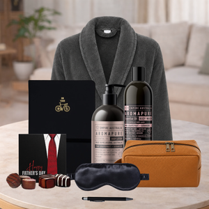 Dad's Self Care & Grooming Gift Hamper -Grey