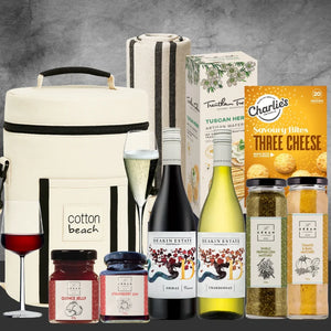 Christmas Wine Beach Day Picnic Hamper - Tastebuds