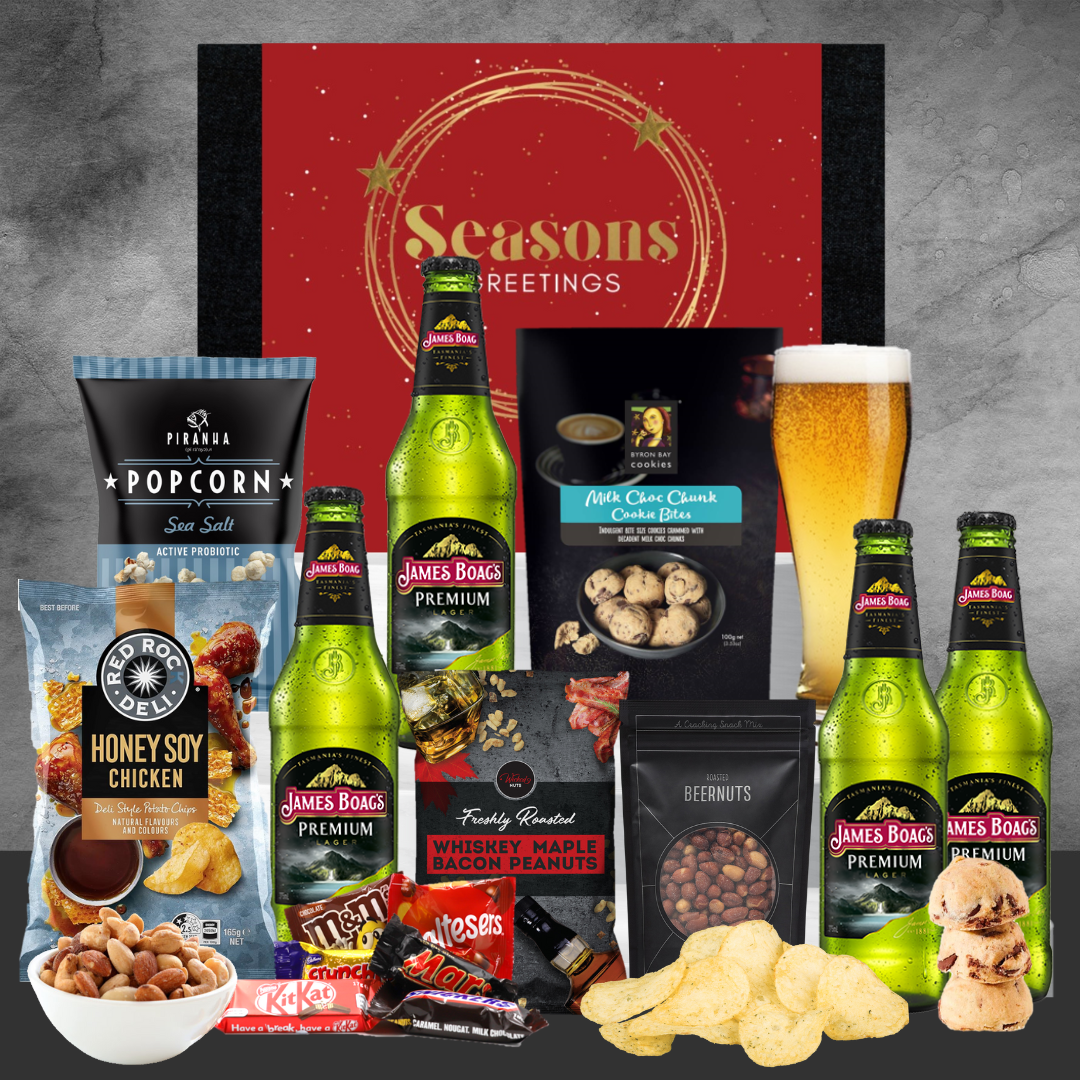 Christmas Beer Hamper For Him With James Boags Beer