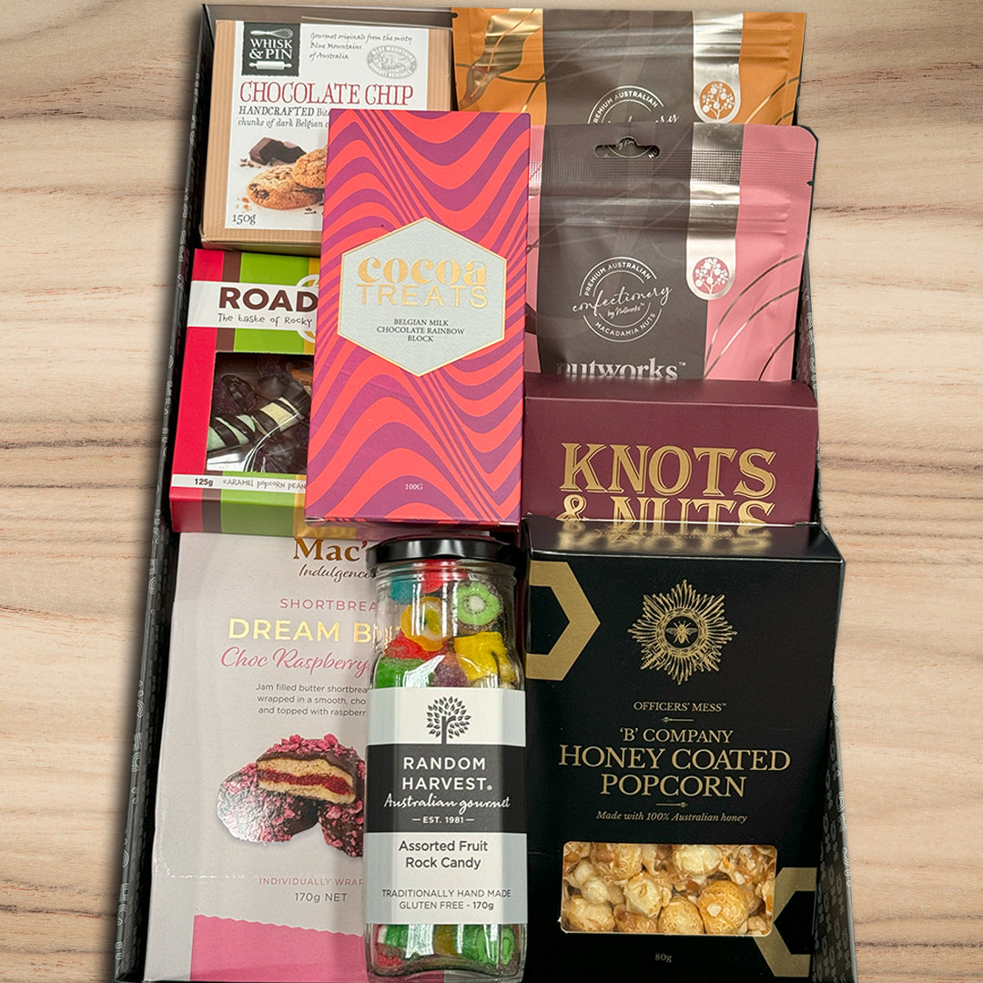 Gourmet Snack Birthday Hamper Box For Her