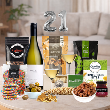 Happy 21st Catalina Sounds Birthday Cheer gift hamper