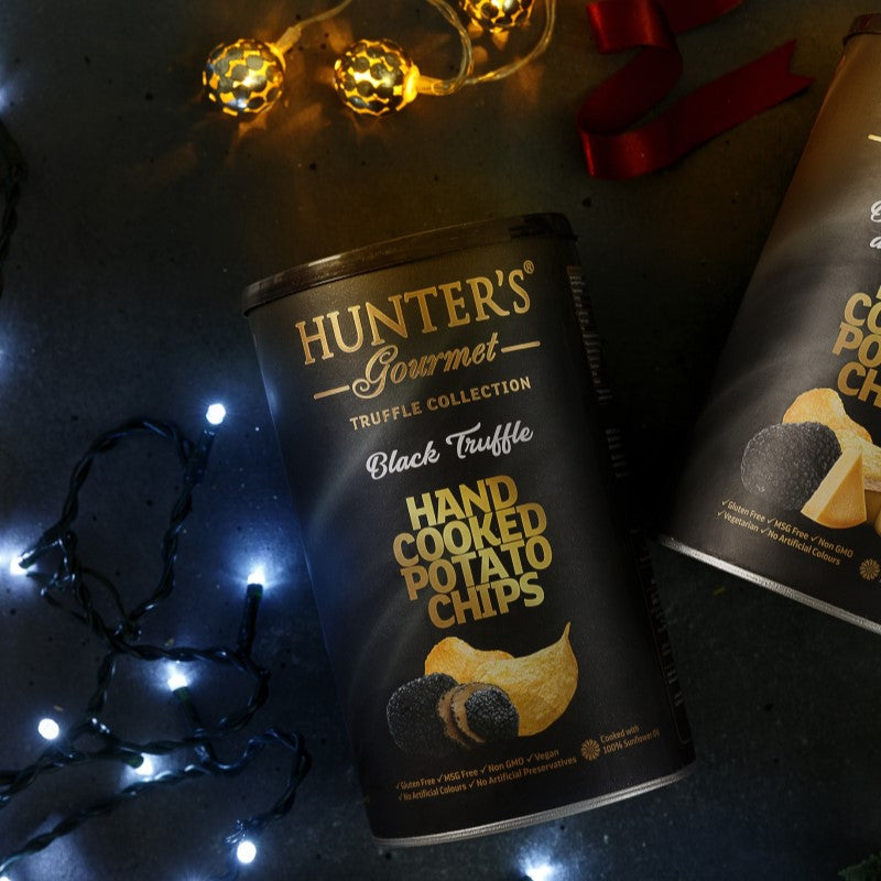 Hunter's Gourmet Black Truffle Potato Chips 150g