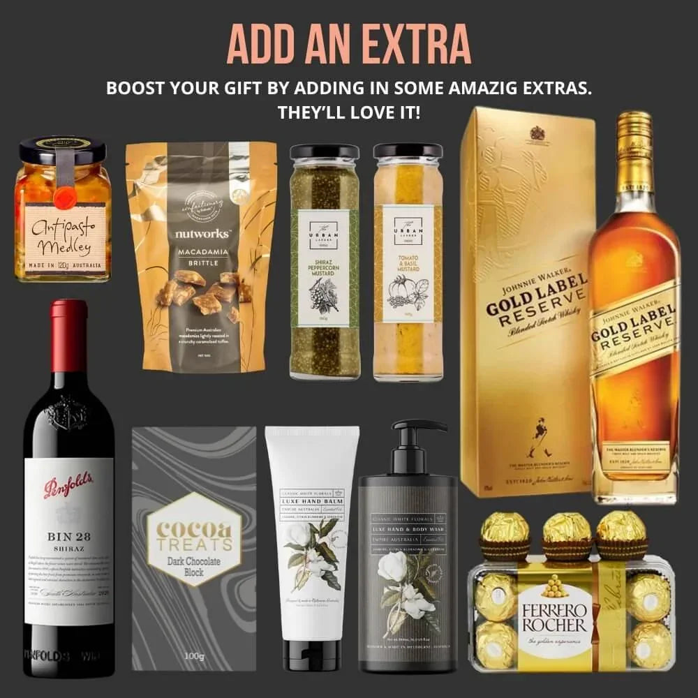 Johnnie Walker Gold Decanter Christmas Hamper - Tastebuds