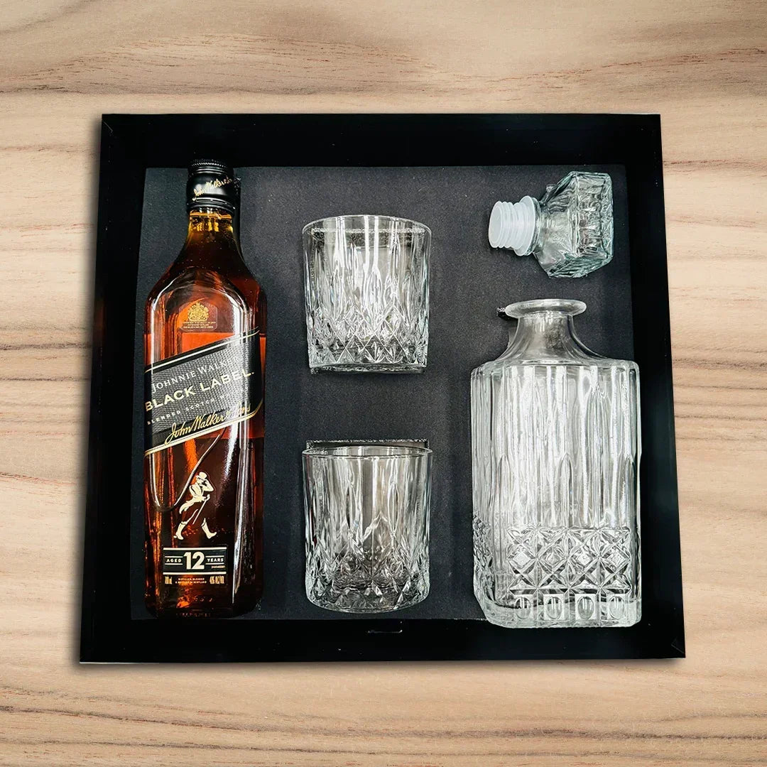 Whiskey Decanter Gift Birthday Hamper - Tastebuds