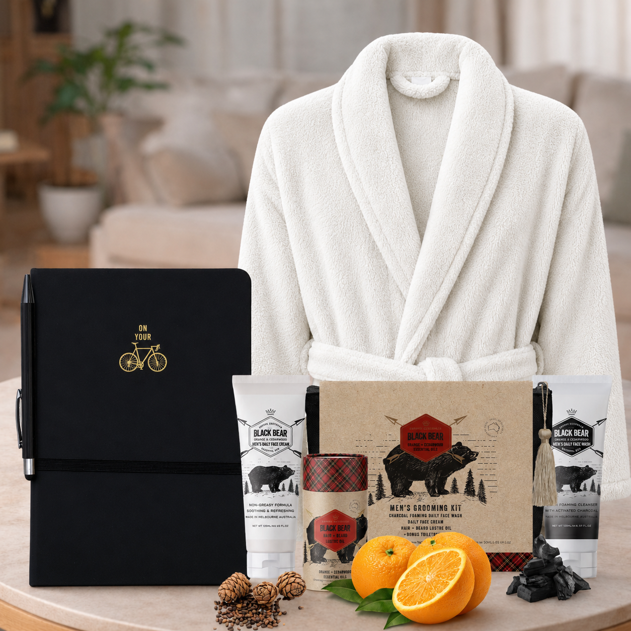 Men's Pamper Gift Hamper Australia with grooming and self-care essentials