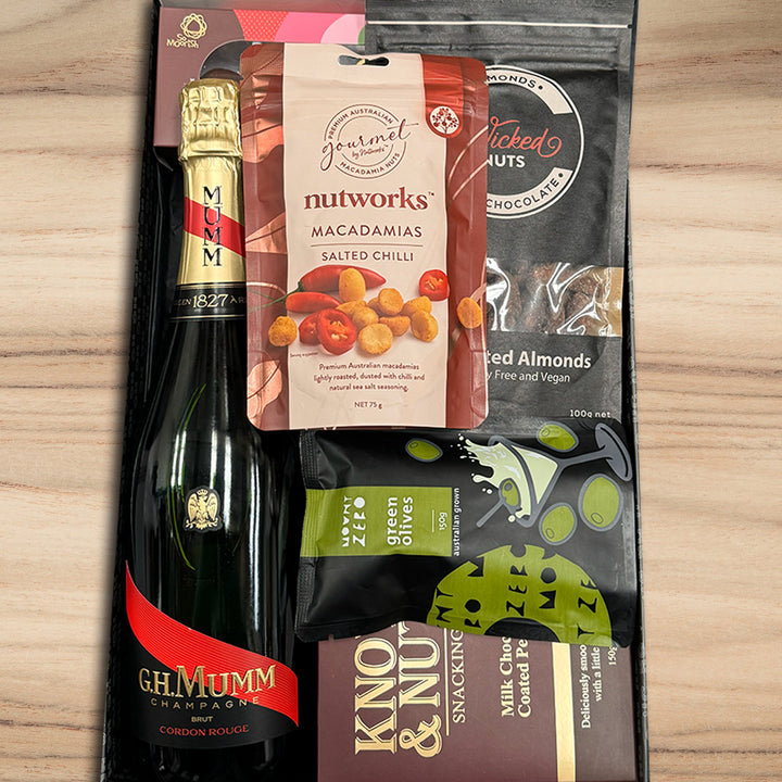 Mumm Champagne Birthday Hamper Box