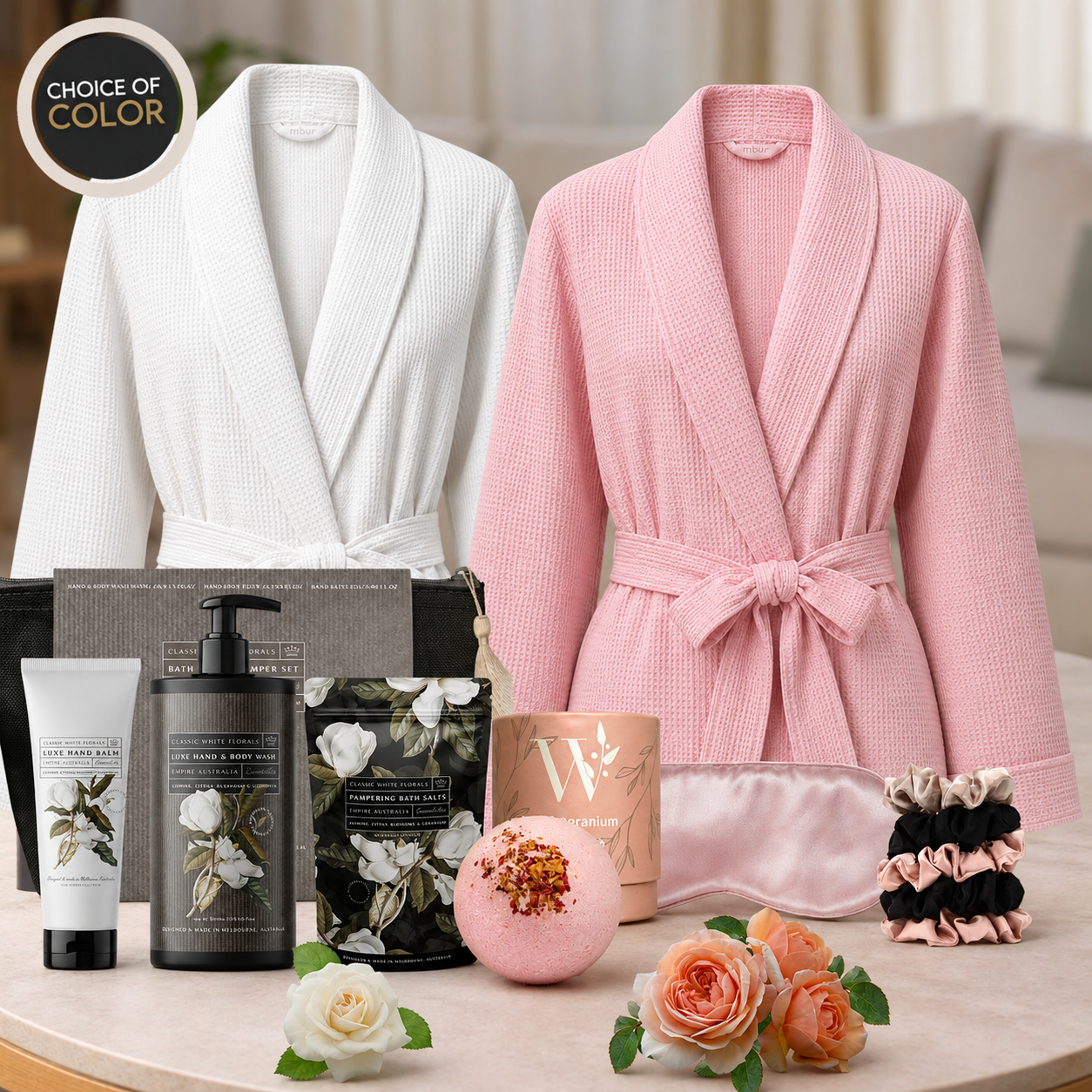 Self Care Pamper Hamper for Her with relaxing gifts and treats