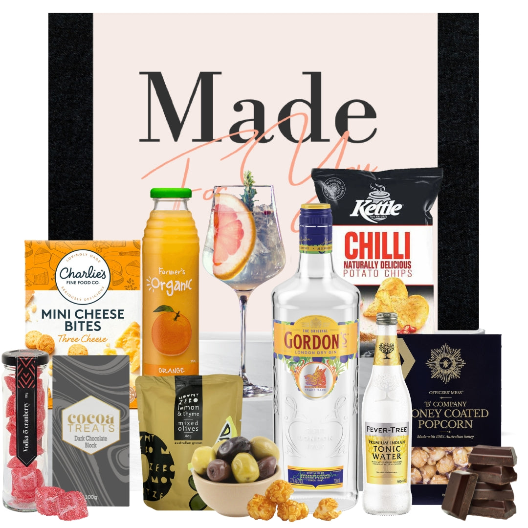 Spirits Birthday Hamper For Her with Gordons Gin