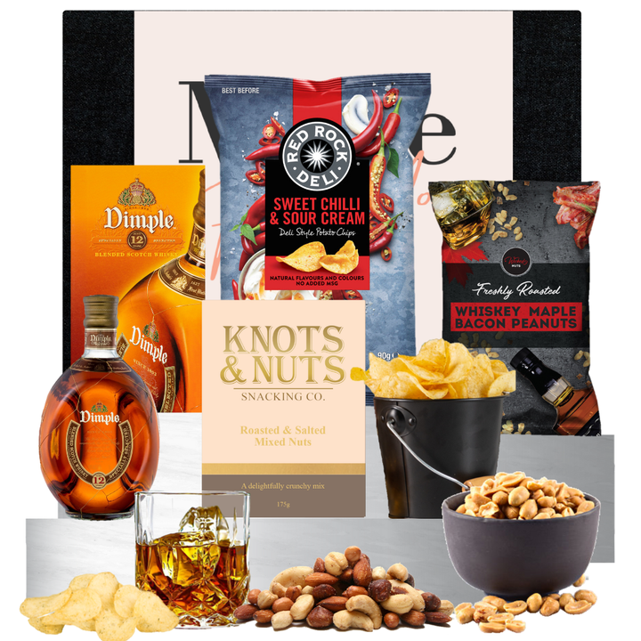 Whisky Birthday Hamper For Him with Dimple 700ml