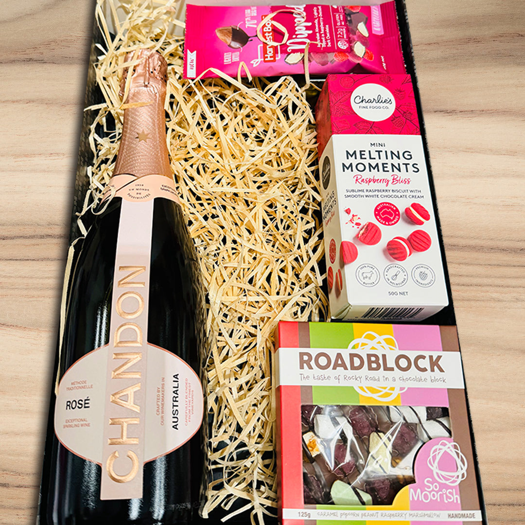 Wine & Chocolate Birthday Hamper Box