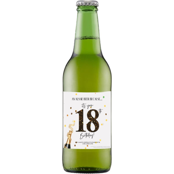 18th Birthday Beer 330ml - Tastebuds