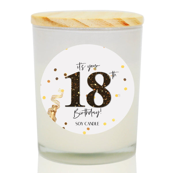 18th Birthday Soy Candle - Tastebuds