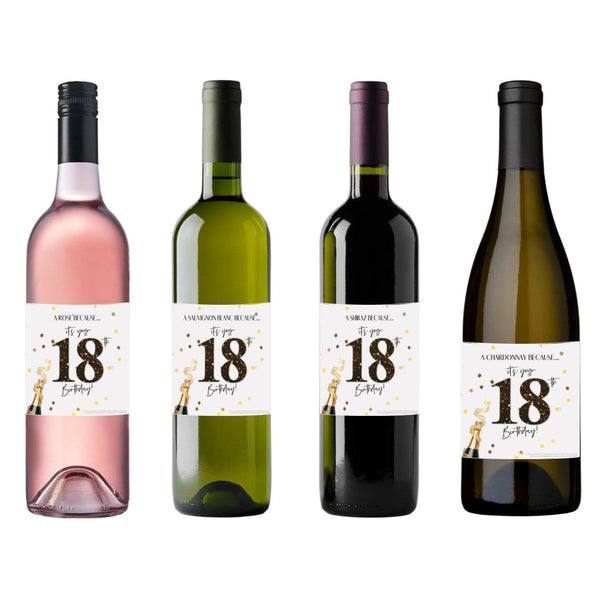 18th Birthday Wine Choice 750ml - Tastebuds