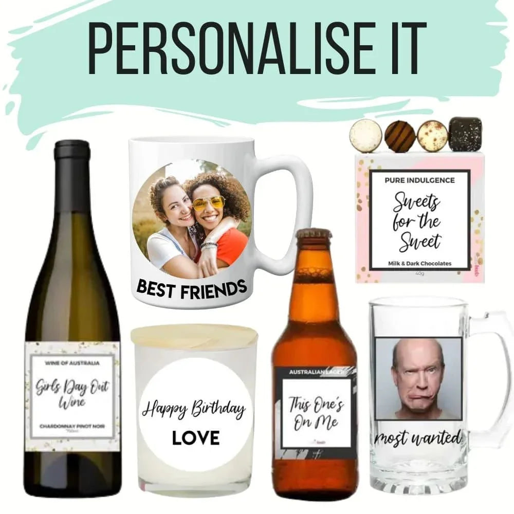 Wine & Gluten Free Food Gift Basket - Tastebuds