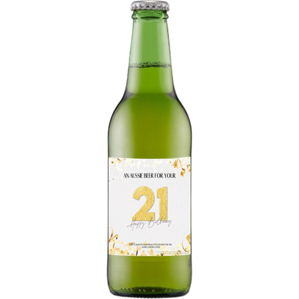 21st Birthday Beer 330ml - Tastebuds