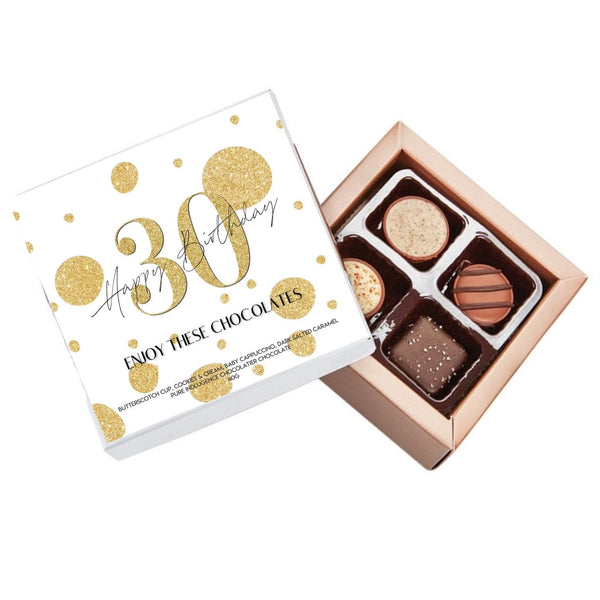 30th Birthday Pure Indulgence Choc Box 40g - Tastebuds