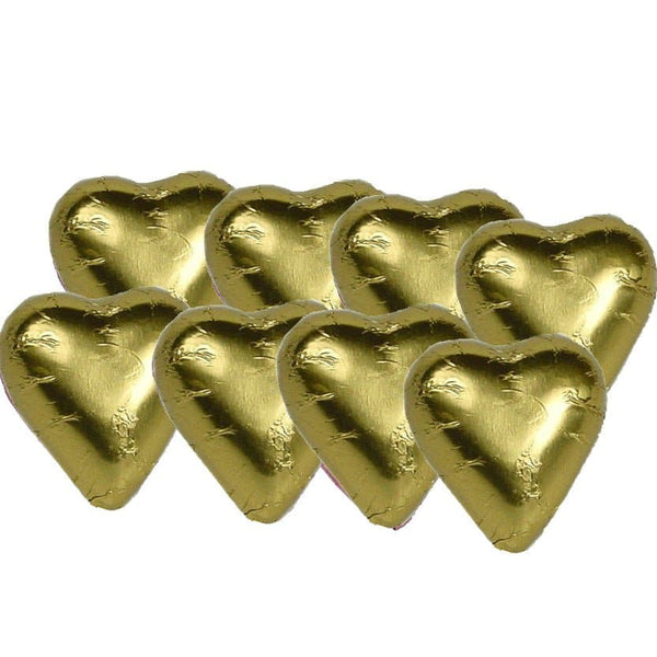 8 Gold Chocolatier Belgian Chocolate Hearts - Tastebuds