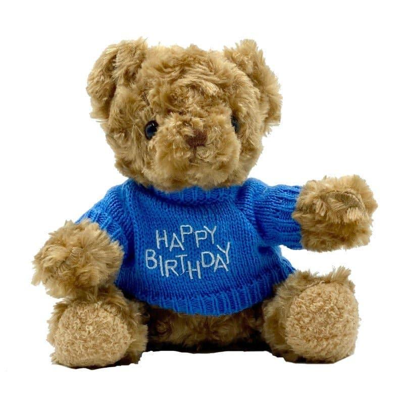 Happy Birthday Blue Teddy Bear - Tastebuds