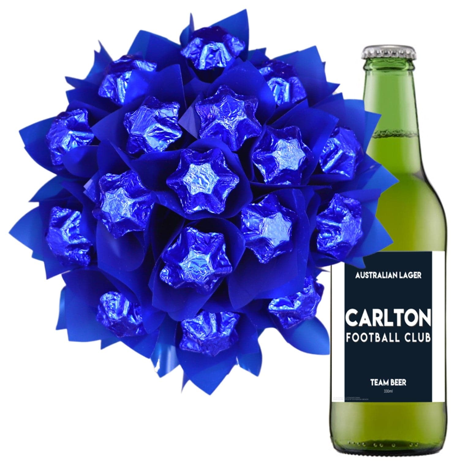 AFL Carlton FC Chocolate Bouquet