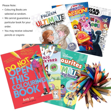 Colouring Book & Pencils Set - Tastebuds