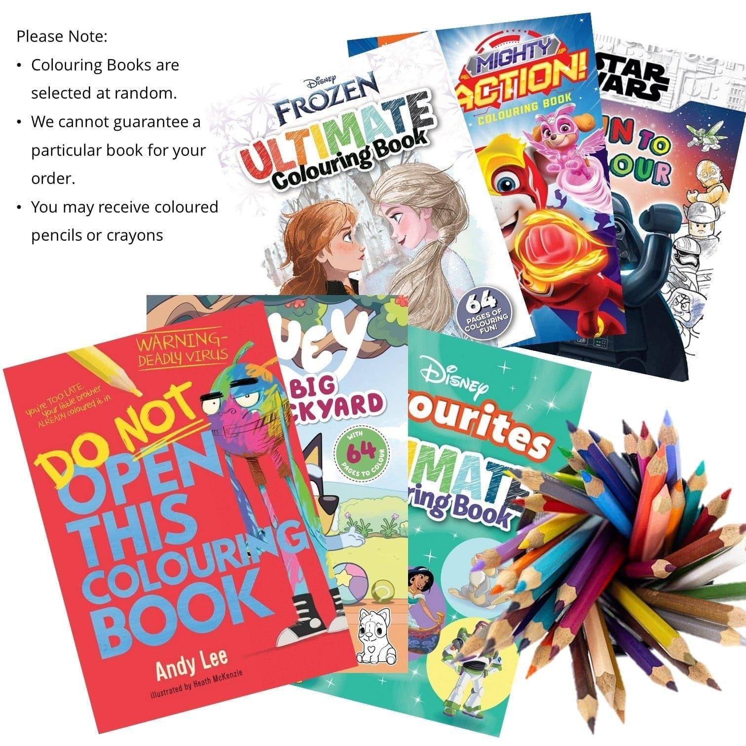 Colouring Book & Pencils Set - Tastebuds