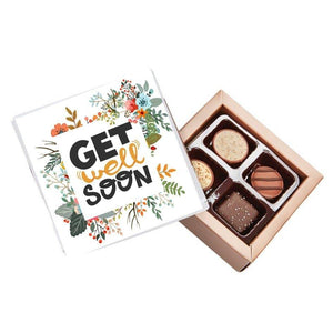 Floral Get Well Soon Pure Indulgence Choc Box 40g - Tastebuds
