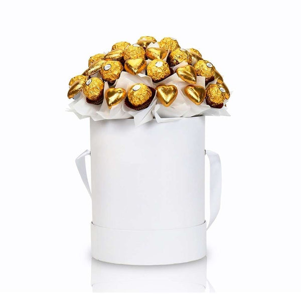 Golden Celebration Chocolate Bouquet Bucket - Tastebuds