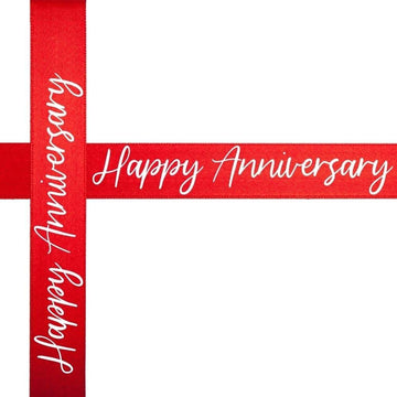 Happy Anniversary Red Ribbon - Tastebuds
