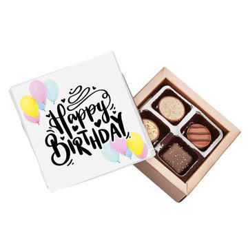 Happy Birthday Balloon Pure Indulgence Choc Box 40g - Tastebuds