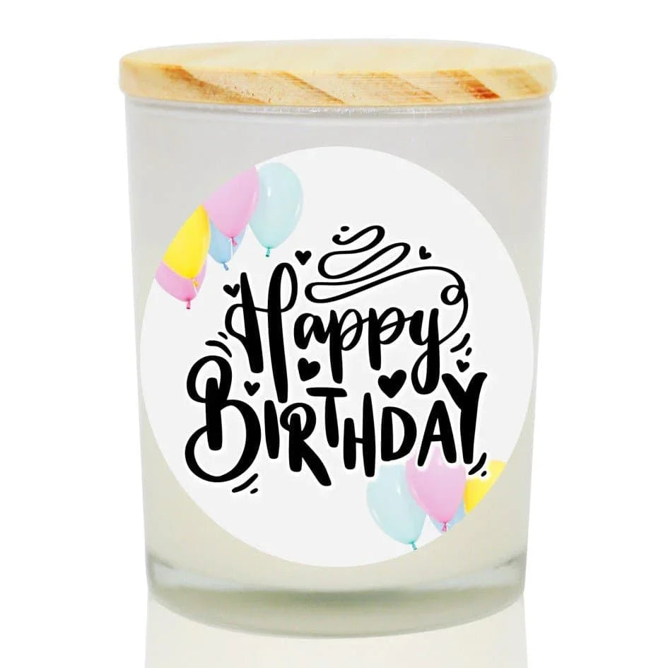 Happy Birthday Balloon Soy Candle - Tastebuds