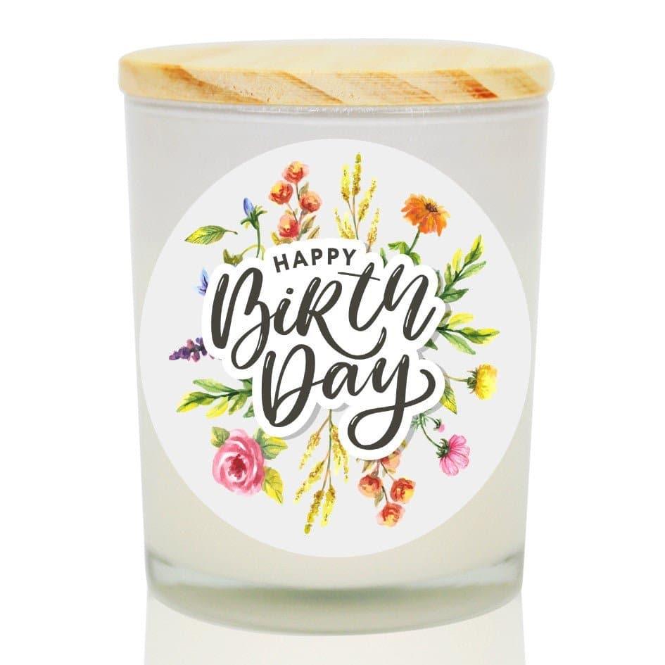 Happy Birthday Flowers Soy Candle - Tastebuds