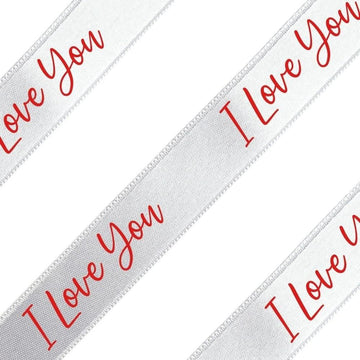I Love You White Ribbon - Tastebuds