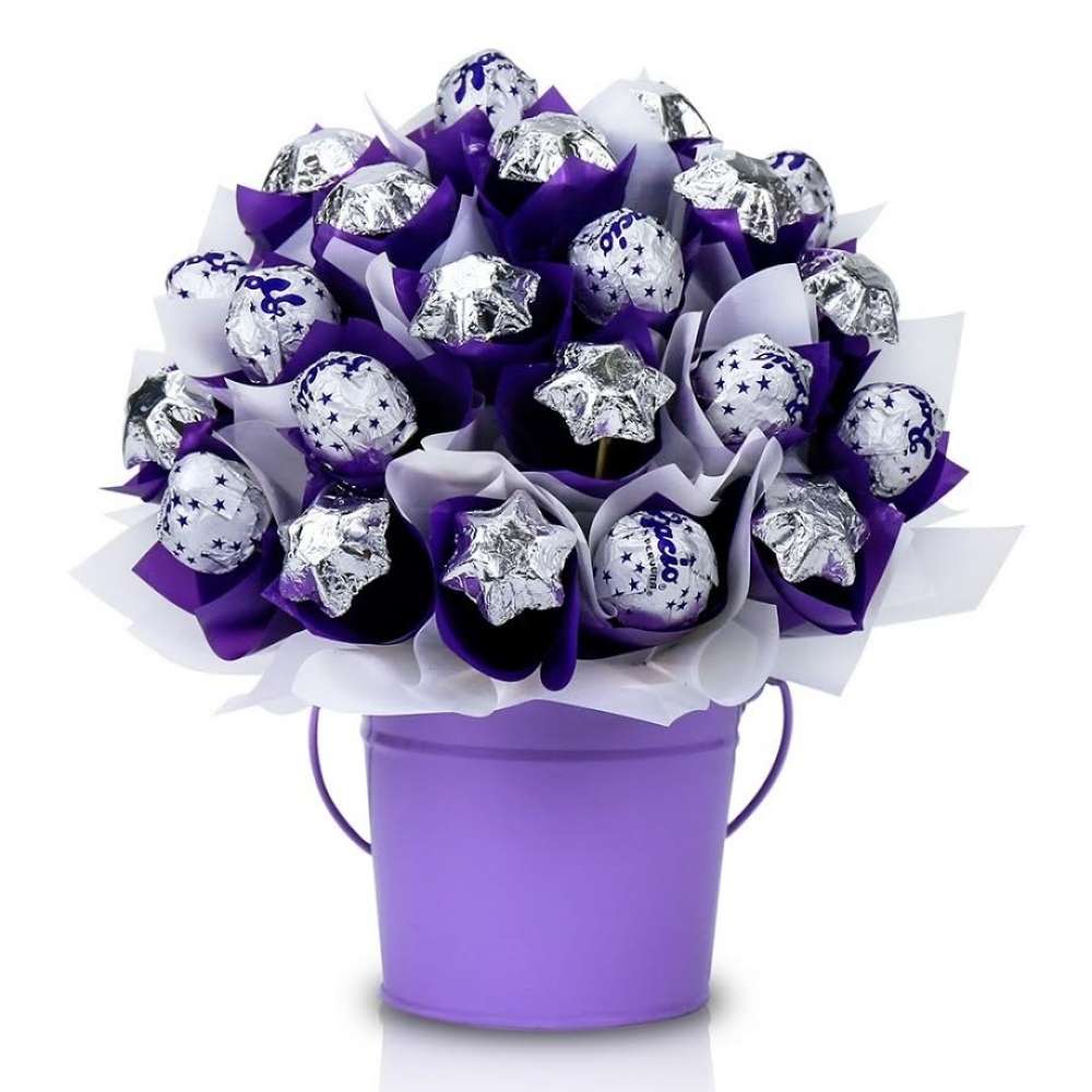 Lilacs & Violets Chocolate Bouquet