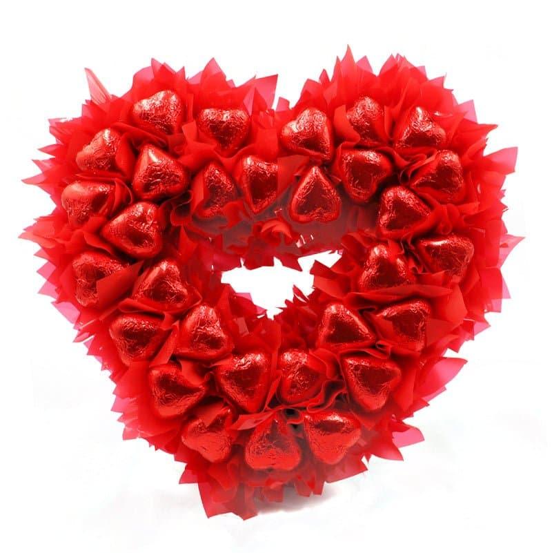 Valentine's Heart Shaped Love Chocolate Bouquet - Tastebuds