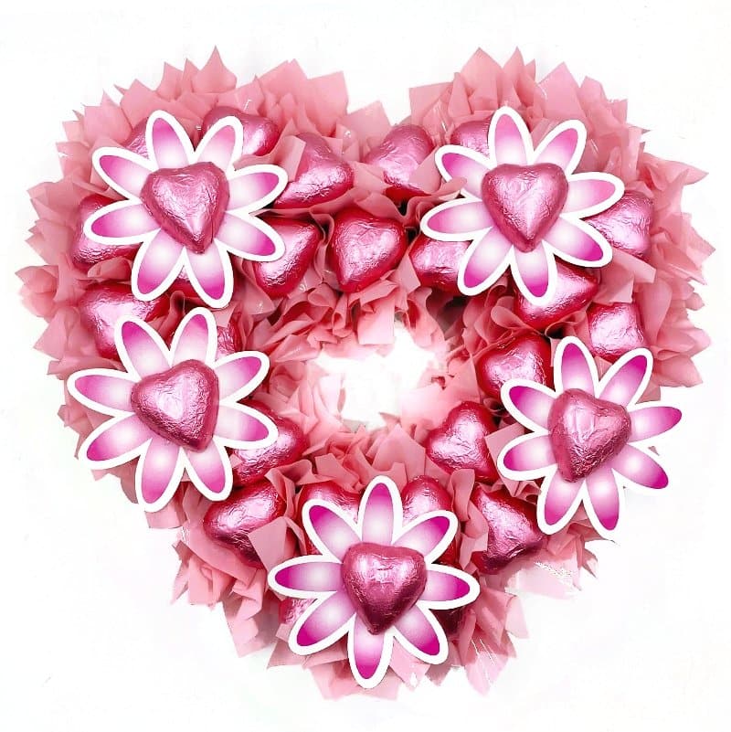 Heart Shaped Love Chocolate Bouquet