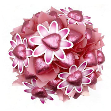 Flowers in Pink Chocolate Bouquet - Tastebuds