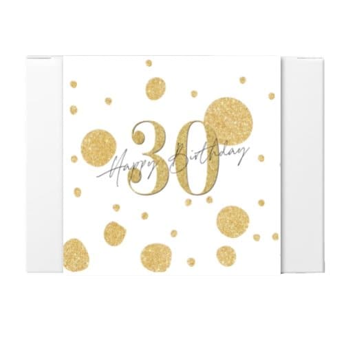 30th Birthday Greeting Card -  Tastebuds