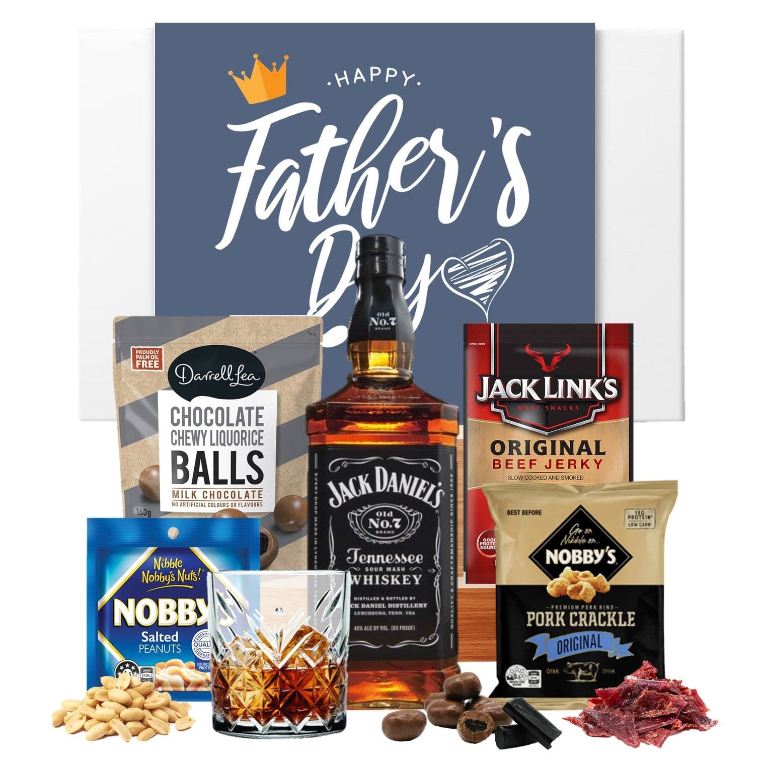 Father's Day Gift Hamper With Jack Daniels Whisky