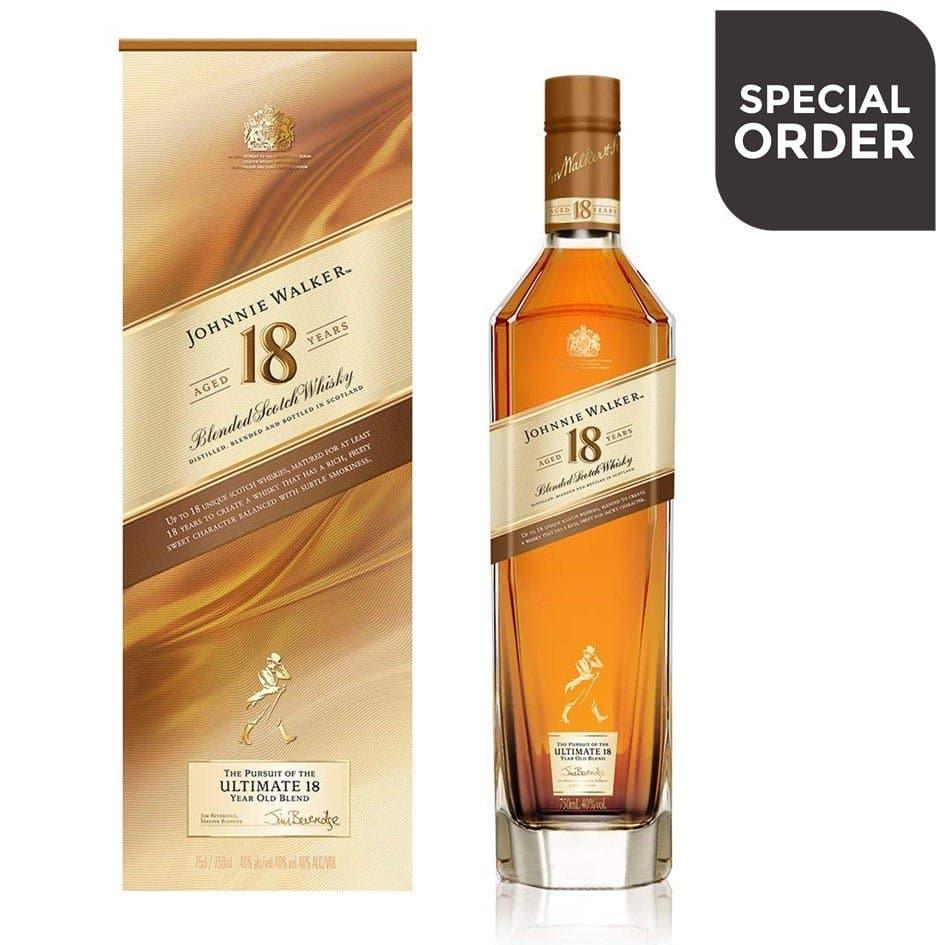 Johnnie Walker 18yr Blended Scotch Whisky 700ml - Tastebuds