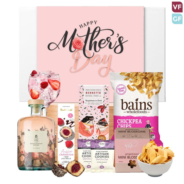 Vegan Pink Gin for Mum Hamper - Tastebuds