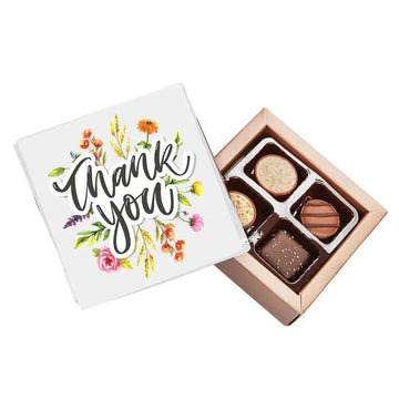 Thank You Flowers Pure Indulgence Choc Box 40g - Tastebuds