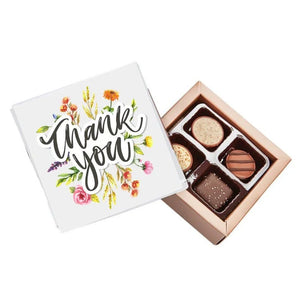 Thank You Flowers Pure Indulgence Choc Box 40g - Tastebuds