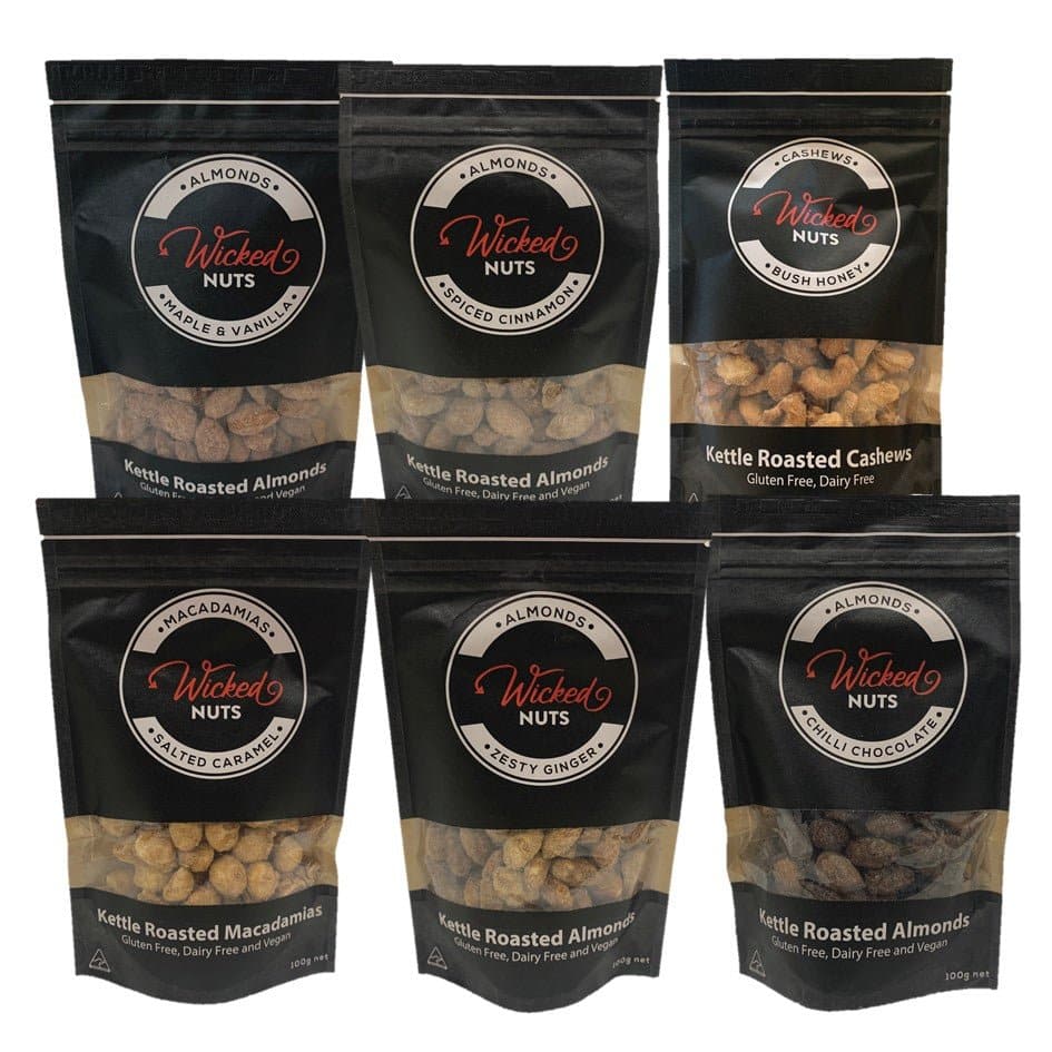 Wicked Nuts Craft Nut Varieties 100g – Tastebuds