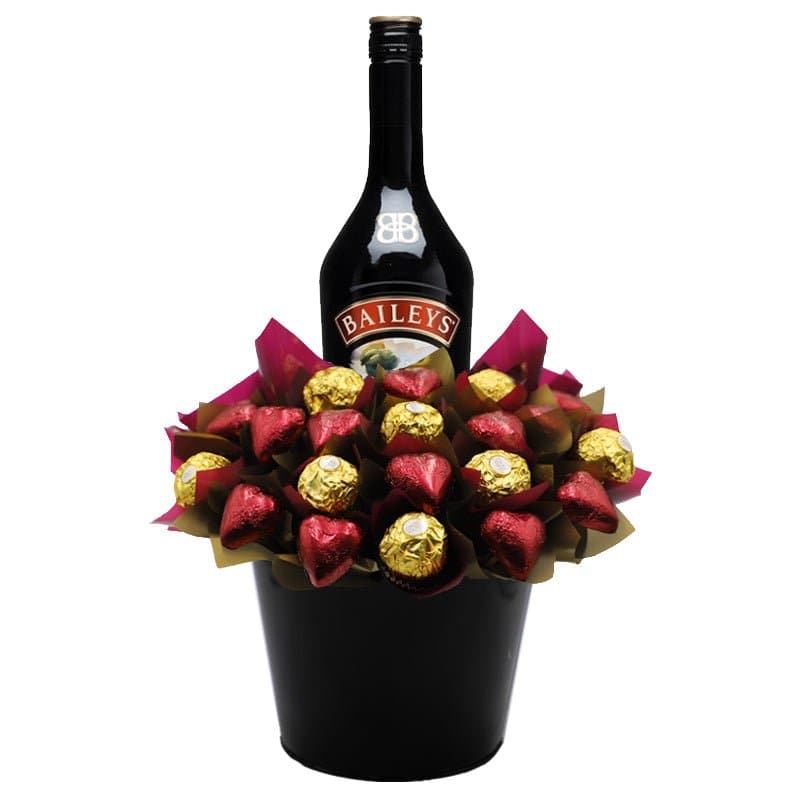 Baileys Irish Cream Liqueur bottle with Chocolate Bouquet