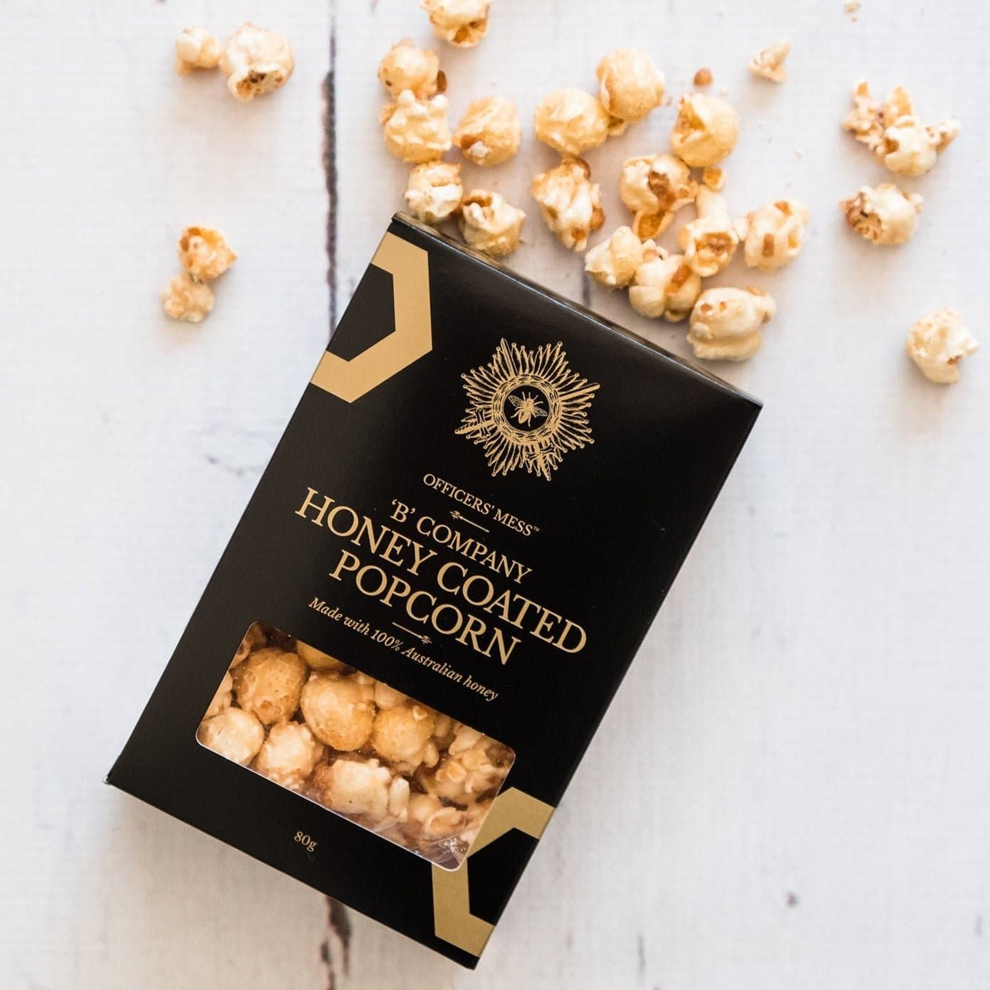 Officers Mess B Company Honey Coated Popcorn 80g